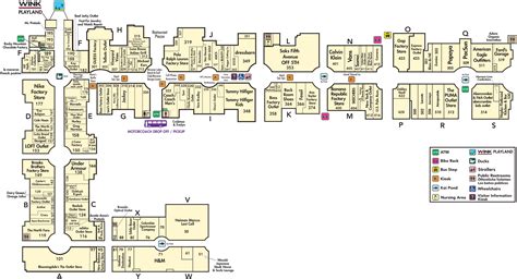 miromar outlet map of store.